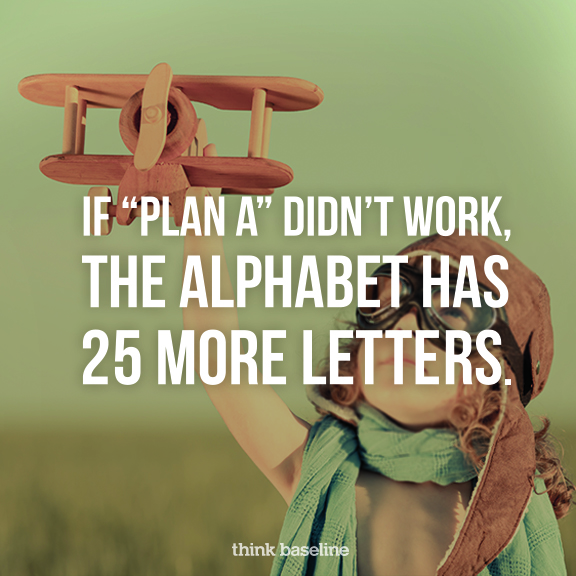 Details about   Plan A...25 More Letters If A Didn't Work,the Alphabet Has 25 Sticker Portrait 